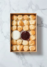 Load image into Gallery viewer, 22 x Scone Box with Cream &amp; Strawberry Jam
